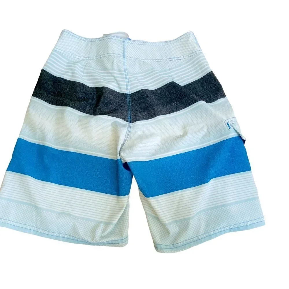 Ezekiel Boardshorts Mens Size 30 Surf Swim Shorts Blue White Size 30